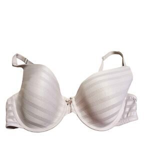 Maidenform Bra Underwire stripe‎ gray Women's Lingerie size 40D